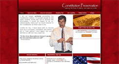 Desktop Screenshot of constitutionpreservation.org